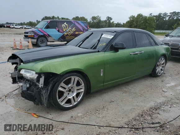 2015 Rolls-Royce Ghost z VIN SCA664S50FUX53383, wystawiony jako Copart lot #63400784 z przebiegiem Nie podano mil oraz Szkody całkowita. Historia ofert i sprzedaży dostępna na DreamBid. Obrazek 1.