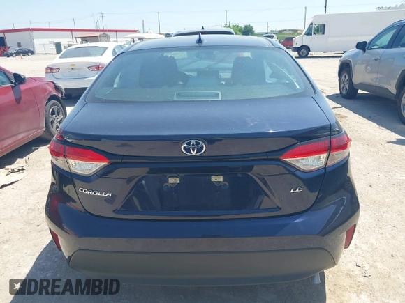 2023 Toyota Corolla LE with VIN 5YFB4MDE8PP033659, listed as a IAAI auction lot 42020847 with 42,624 mi miles. Bid and sale history available at carsss.com. Image 15.