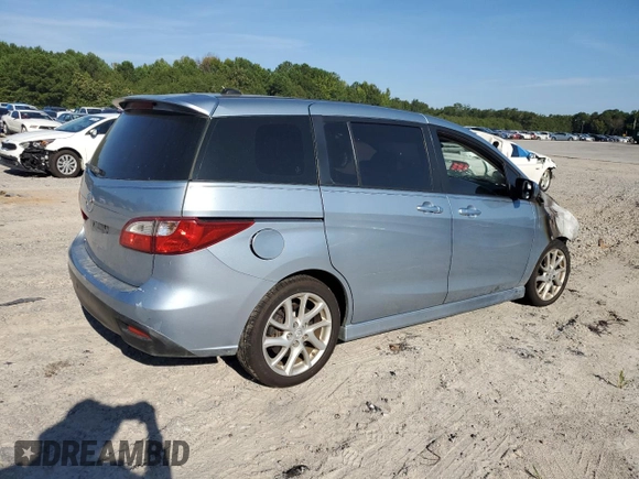 2012 Mazda 5 Grand Touring with VIN JM1CW2DL4C0134364, listed as a Copart auction lot 69580454 with Not Provided miles and Salvage Title. Bid and sale history available at DreamBid. Image 3.