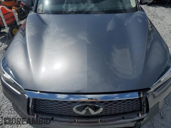 2019 Infiniti QX50 LUXE with VIN 3PCAJ5M16KF133173, listed as a Copart auction lot 54772045 with 59,571 mi miles and Salvage Title. Bid and sale history available at carsss.com. Image 12.
