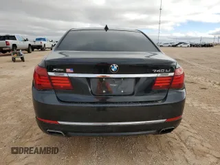 2015 BMW 7 Series 740Li xDrive with VIN WBAYF4C50FGS99289, listed as a Copart auction lot 79809474 with 128,993 mi miles and Salvage Title. Bid and sale history available at carsss.com. Image 6.