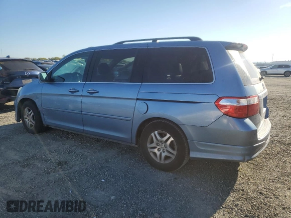 2005 Honda Odyssey EX-L with VIN 5FNRL38645B092814, listed as a Copart auction lot 50587065 with 262,912 mi miles and Salvage Title. Bid and sale history available at carsss.com. Image 2.