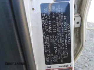 2014 Kia Rio LX with VIN KNADM5A37E6359133, listed as a Copart auction lot 64278274 with Not Provided miles and Salvage Title. Bid and sale history available at carsss.com. Image 12.