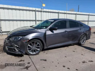 2019 Honda Civic EX-L z VIN 19XFC1F75KE005104, wystawiony jako Copart lot #53974225 z przebiegiem 103 355 mil mil oraz Szkoda całkowita • Salvage title. Historia ofert i sprzedaży dostępna na DreamBid. Obrazek 1.