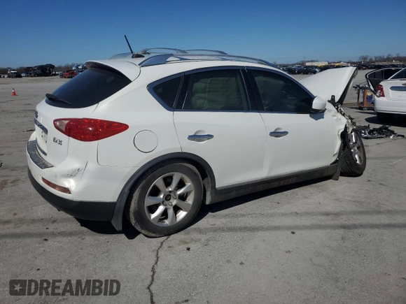 2010 Infiniti EX Journey with VIN JN1AJ0HPXAM703492, listed as a Copart auction lot 49443065 with Not provided miles and Salvage title. Bid and sale history available at DreamBid. Image 3.