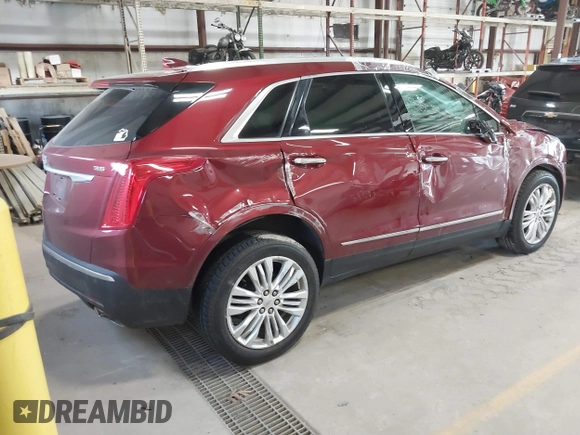 2017 Cadillac XT5 Premium Luxury AWD with VIN 1GYKNERS0HZ229310, listed as a IAAI auction lot 41776005 with 98,337 mi miles. Bid and sale history available at carsss.com. Image 4.