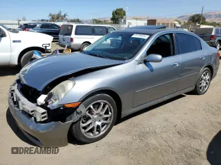 2006 Infiniti G35 with VIN JNKCV51E16M520889, listed as a Copart auction lot 69798694 with 109,394 mi miles and Salvage Title. Bid and sale history available at DreamBid. Image 1.