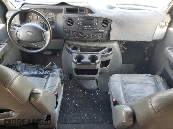 2010 Ford Econoline Wagon XL with VIN 1FMNE1BL8ADA22032, listed as a Copart auction lot 75355174 with 125,262 mi miles and Salvage Title. Bid and sale history available at carsss.com. Image 8.
