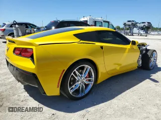 2015 Chevrolet Corvette Z51 3LT with VIN 1G1YM2D7XF5108382, listed as a Copart auction lot 49408375 with 20,266 mi miles and Salvage title. Bid and sale history available at DreamBid. Image 3.