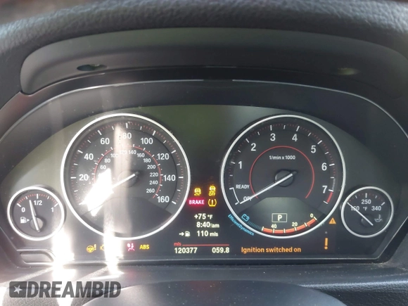 2013 BMW 3 Series 335i with VIN WBA3A9G52DNP36184, listed as a IAAI auction lot 42330629 with 120,377 mi miles and . Bid and sale history available at DreamBid. Image 7.