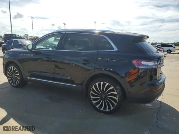 2021 Lincoln Nautilus Black Label with VIN 2LMPJ9JP1MBL16863, listed as a Copart auction lot 73864054 with 16,370 mi miles and Non Repairable. Bid and sale history available at carsss.com. Image 2.