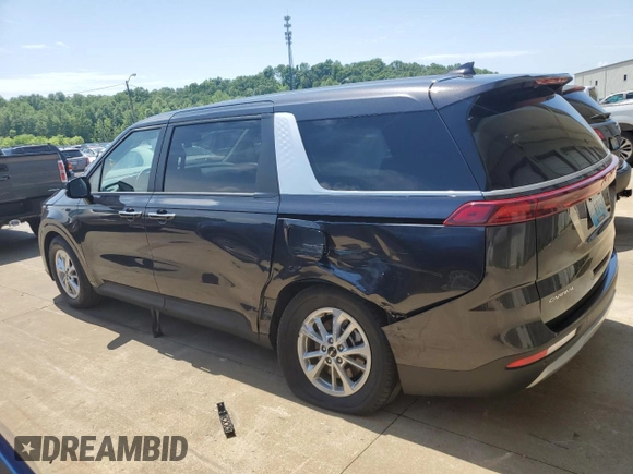 2024 Kia Carnival LX with VIN KNDNB4H34R6348089, listed as a Copart auction lot 57457544 with 12,442 mi miles and Non Repairable. Bid and sale history available at carsss.com. Image 2.