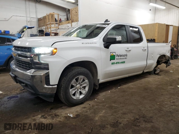 2021 Chevrolet Silverado 1500 LT with VIN 1GCRYDED0MZ224289, listed as a Copart auction lot 41636375 with 97,485 mi miles and Salvage Title. Bid and sale history available at DreamBid. Image 1.