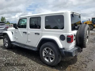 2020 Jeep Wrangler Unlimited Sahara with VIN 1C4HJXEG1LW197700, listed as a Copart auction lot 56539125 with 66,895 mi miles and Salvage title. Bid and sale history available at DreamBid. Image 2.