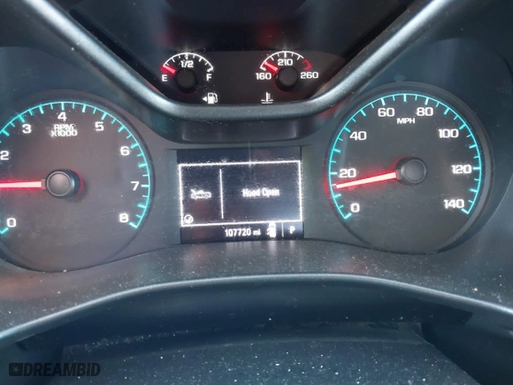 2019 Chevrolet Colorado 4WD Work Truck with VIN 1GCHTBEA3K1233097, listed as a IAAI auction lot 41667849 with 107,720 mi miles. Bid and sale history available at carsss.com. Image 7.