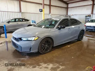 2025 Honda Civic Sport with VIN 2HGFE2F52SH529296, listed as a Copart auction lot 49485115 with 24,887 mi miles and Salvage title. Bid and sale history available at DreamBid. Image 1.