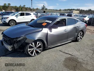2016 Nissan Maxima S with VIN 1N4AA6AP4GC380930, listed as a Copart auction lot 50172465 with 152,396 mi miles and Salvage Title. Bid and sale history available at DreamBid. Image 1.