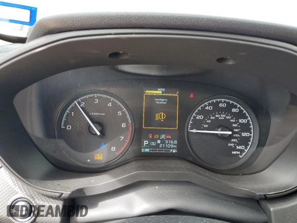 2023 Subaru Forester with VIN JF2SKAAC6PH511095, listed as a Copart auction lot 48077325 with 21,109 mi miles and Clean title. Bid and sale history available at DreamBid. Image 9.