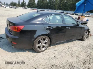 2009 Lexus IS 350 with VIN JTHBE262292016649, listed as a Copart auction lot 70616304 with 114,322 mi miles and Salvage Title. Bid and sale history available at DreamBid. Image 3.