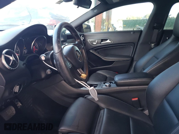 2017 Mercedes-Benz CLA with VIN WDDSJ4EB0HN467883, listed as a Copart auction lot 69919042 with 57,429 mi miles. Bid and sale history available at carsss.com. Image 7.