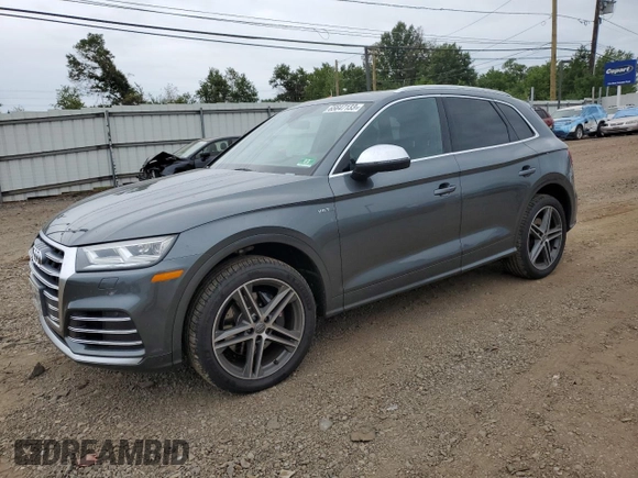 2018 Audi SQ5 Premium Plus with VIN WA1A4AFY6J2199079, listed as a Copart auction lot 65647133 with 84,867 mi miles. Bid and sale history available at carsss.com. Image 1.