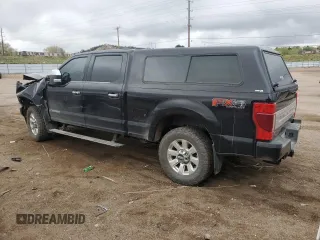 2020 Ford F-250 XL with VIN 1FT8W2BT7LEE77472, listed as a Copart auction lot 55631295 with 82,010 mi miles and Salvage title. Bid and sale history available at DreamBid. Image 2.