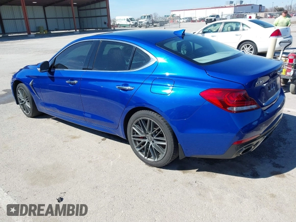2019 Genesis G70 Advanced with VIN KMTG54LE7KU030592, listed as a IAAI auction lot 41798773 with 81,271 mi miles and . Bid and sale history available at DreamBid. Image 3.