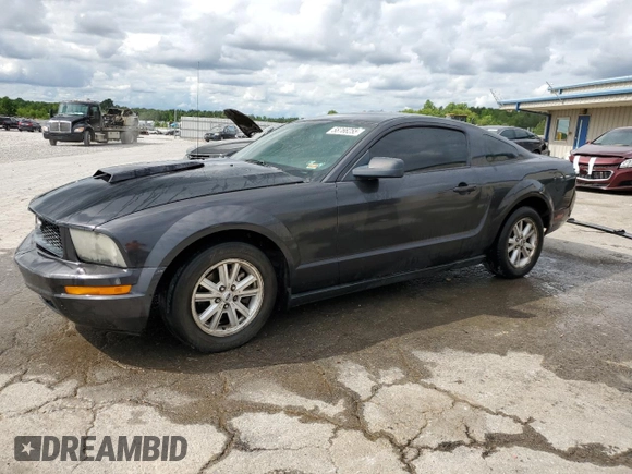 2007 Ford Mustang Deluxe with VIN 1ZVFT80N175257982, listed as a Copart auction lot 58766255 with 244,244 mi miles and Salvage title. Bid and sale history available at DreamBid. Image 1.