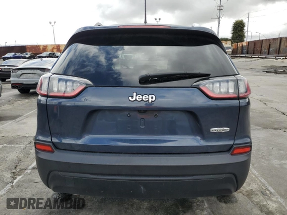 2021 Jeep Cherokee Latitude with VIN 1C4PJLCB7MD173703, listed as a Copart auction lot 48793275 with 40,849 mi miles and Salvage Title. Bid and sale history available at carsss.com. Image 6.