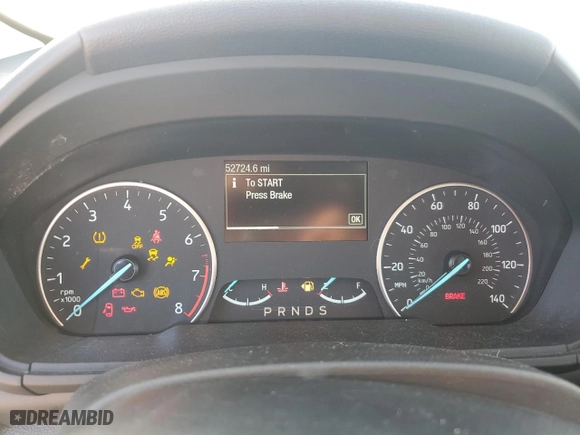 2018 Ford EcoSport SE with VIN MAJ3P1TE3JC179520, listed as a Copart auction lot 73654124 with 52,724 mi miles and Salvage Title. Bid and sale history available at carsss.com. Image 9.