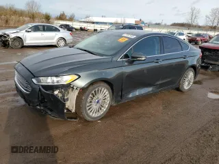 2015 Ford Fusion Titanium with VIN 3FA6P0D92FR287323, listed as a Copart auction lot 47087645 with 128,374 mi miles and Salvage Title. Bid and sale history available at carsss.com. Image 1.