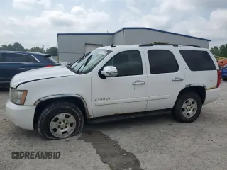 2008 Chevrolet Tahoe 3LT z VIN 1GNFK13048R258493, wystawiony jako Copart lot #61457745 z przebiegiem Nie podano mil oraz Czysty tytuł • Clean title. Historia ofert i sprzedaży dostępna na DreamBid. Obrazek 1.
