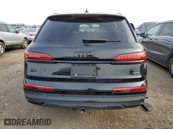 2022 Audi Q7 Prestige with VIN WA1VXBF70ND005890, listed as a Copart auction lot 85955154 with 21,814 mi miles and Salvage title. Bid and sale history available at DreamBid. Image 6.
