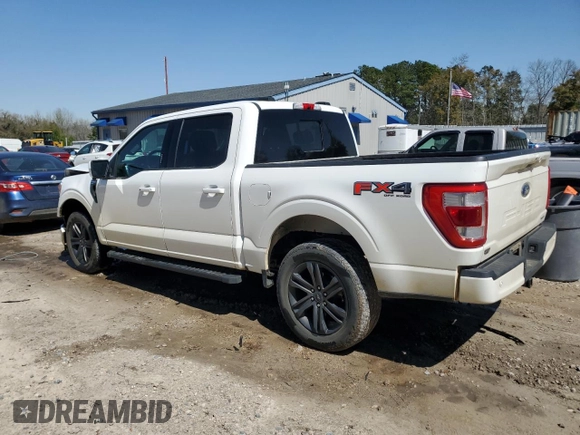 2022 Ford F-150 XL with VIN 1FTFW1E80NFC14794, listed as a Copart auction lot 48410145 with 50,925 mi miles and Salvage Title. Bid and sale history available at carsss.com. Image 2.