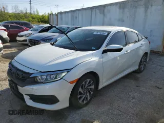 2016 Honda Civic Sedan EX with VIN 19XFC2F77GE057573, listed as a Copart auction lot 49740164 with 114,338 mi miles and Salvage Title. Bid and sale history available at carsss.com. Image 1.