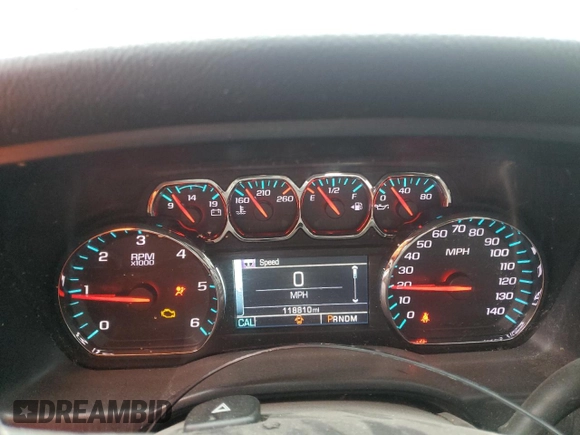 2015 Chevrolet Silverado 1500 LT with VIN 1GCVKRECXFZ343684, listed as a Copart auction lot 46221995 with 118,810 mi miles and Salvage Title. Bid and sale history available at DreamBid. Image 9.