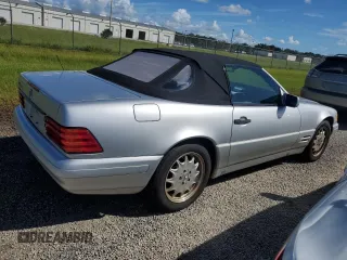 1997 Mercedes-Benz SL-Class with VIN WDBFA67F4VF155013, listed as a Copart auction lot 74395264 with 0 mi miles and Non Repairable. Bid and sale history available at carsss.com. Image 3.