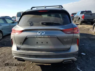 2019 Infiniti QX50 LUXE with VIN 3PCAJ5M33KF130569, listed as a Copart auction lot 73271632 with 77,229 mi miles. Bid and sale history available at carsss.com. Image 6.
