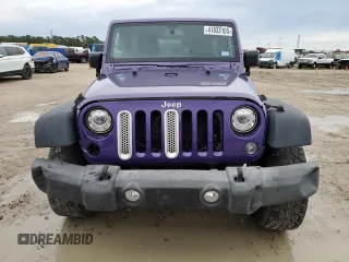 2018 Jeep Wrangler JK Unlimited Sport S with VIN 1C4BJWDG7JL907716, listed as a Copart auction lot 41833105 with 64,279 mi miles and Salvage Title. Bid and sale history available at carsss.com. Image 5.