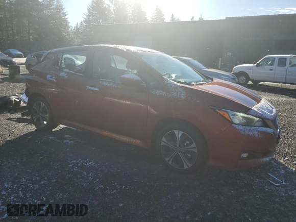 2022 Nissan LEAF SV Plus with VIN 1N4BZ1CV5NC561964, listed as a Copart auction lot 43735905 with 15,463 mi miles and Salvage Title. Bid and sale history available at DreamBid. Image 4.