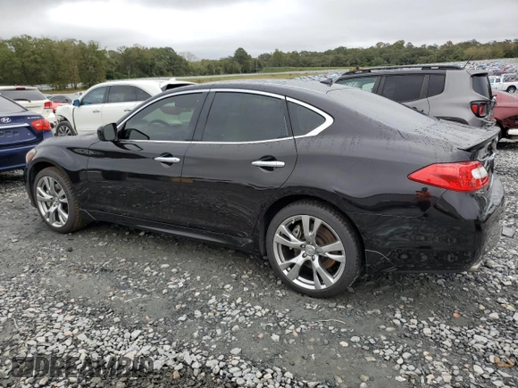 2013 Infiniti M37 with VIN JN1BY1AR7DM602898, listed as a Copart auction lot 79748604 with 247,068 mi miles and Salvage Title. Bid and sale history available at carsss.com. Image 2.