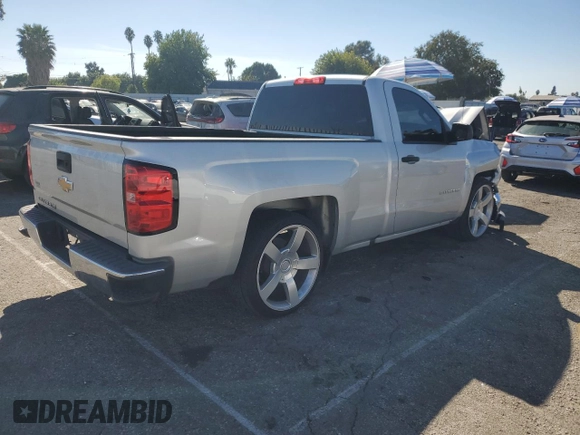 2017 Chevrolet Silverado 1500 LS with VIN 1GCNCNEC2HZ109094, listed as a Copart auction lot 77881174 with 59,259 mi miles and Salvage Title. Bid and sale history available at carsss.com. Image 3.