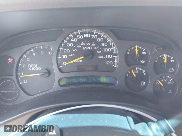 2004 Chevrolet Tahoe LS with VIN 1GNEC13V54R115616, listed as a IAAI auction lot 42499977 with 189,158 mi miles and . Bid and sale history available at DreamBid. Image 7.