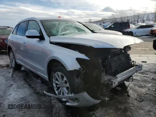 2013 Audi Q5 Premium with VIN WA1CFAFP6DA085880, listed as a Copart auction lot 42168855 with 132,310 mi miles and Salvage Title. Bid and sale history available at carsss.com. Image 4.