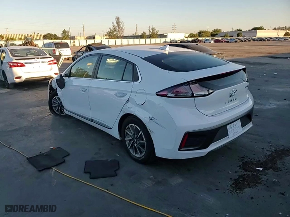 2021 Hyundai Ioniq Electric Limited with VIN KMHC85LJ6MU081927, listed as a Copart auction lot 83955944 with 27,324 mi miles and Salvage Title. Bid and sale history available at carsss.com. Image 11.