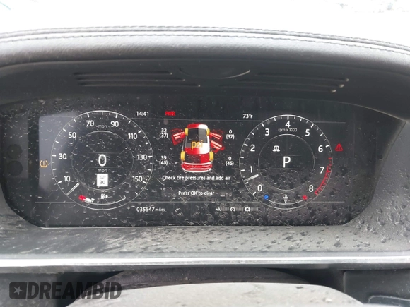2019 Land Rover Range Rover HSE with VIN SALGS2SV2KA525984, listed as a IAAI auction lot 41730888 with 35,547 mi miles and . Bid and sale history available at DreamBid. Image 7.