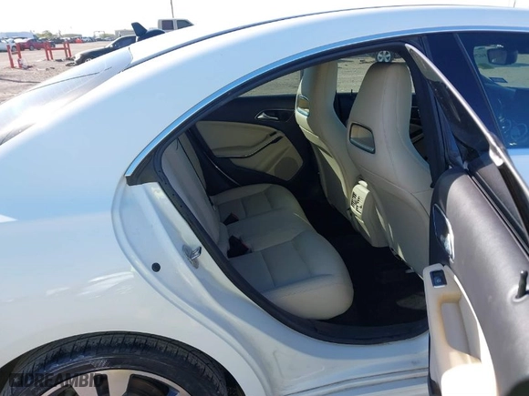 2019 Mercedes-Benz CLA with VIN WDDSJ4EB3KN770180, listed as a IAAI auction lot 41184295 with 61,417 mi miles. Bid and sale history available at carsss.com. Image 8.