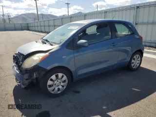 2008 Toyota Yaris with VIN JTDJT923185164654, listed as a Copart auction lot 54052575 with 242,505 mi miles and Salvage Title. Bid and sale history available at DreamBid. Image 1.