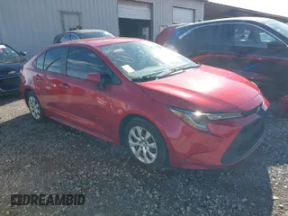 2020 Toyota Corolla LE with VIN JTDEPRAE7LJ026061, listed as a IAAI auction lot 41853920 with 74,248 mi miles. Bid and sale history available at carsss.com. Image 1.