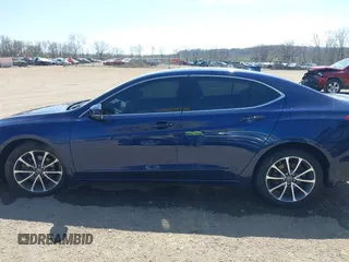 2015 Acura TLX V6 Advance with VIN 19UUB3F75FA002753, listed as a IAAI auction lot 42021250 with 135,225 mi miles. Bid and sale history available at carsss.com. Image 14.